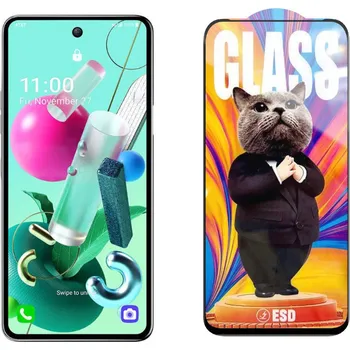 3D Ochranné tvrzené sklo na LG K92 5G - Mr. Cat ESD