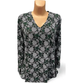 Dámská tunika Silnější halenka KRAJKOVÁ, Barva Jako na obrázku, Velikost XXL 48, Materiál 96% Viskoza 4% Lycra