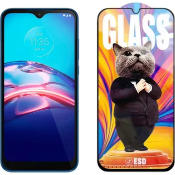 3D Ochranné tvrzené sklo na Motorola Moto E 2020 - Mr. Cat ESD