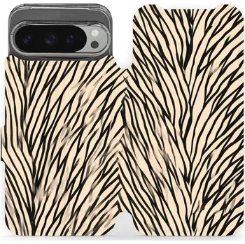 Pouzdro na mobilní telefon Flipové pouzdro Mobiwear - Google Pixel 9 Pro XL - VA52S V koruně stromu (Knížkové flip pouzdro, obal, kryt na mobil Google Pixel 9 Pro XL - VA52S V koruně stromu, materiál Umělá kůže + TPU - ochrana 360°, stojánek, silikonová vanička, magnetické zavírání