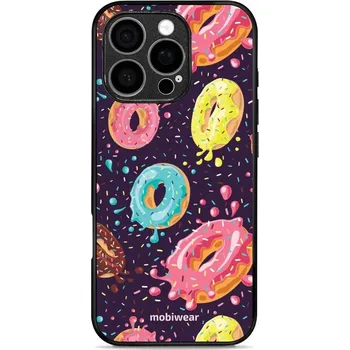 Pouzdro na mobilní telefon Lesklý kryt Mobiwear Glossy - Apple iPhone 16 Pro - G046G - Donutky (Prémiové lesklé pouzdro, obal, kryt Mobiwear Glossy na mobil Apple iPhone 16 Pro - G046G - Donutky, materiál Plast + TPU silikon - krytí po všech stranách, neošoupatelný potisk, tenké)