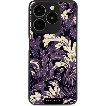 Pouzdro na mobilní telefon Lesklý kryt Mobiwear Glossy - Realme C61 - GA46G Fialové rostliny (Prémiové lesklé pouzdro, obal, kryt Mobiwear Glossy na mobil Realme C61 - GA46G Fialové rostliny, materiál Plast + TPU silikon - krytí po všech stranách, neošoupatelný potisk, tenké)