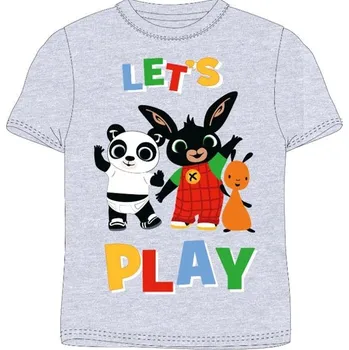 Chlapecké tričko DOVOZ EU CHLAPECKÉ TRIČKO KRÁLÍČEK BING šedé Velikost: 92