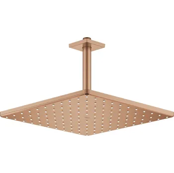Sprchová hlavice Grohe Rainshower hlavová sprchá s ramenem 31x31 cm čtvercový Brushed Warm Sunset 26566DL0