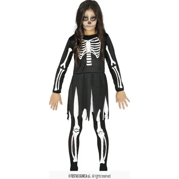 Karnevalový kostým Dětský kostým - kostlivec M (7-9 let)