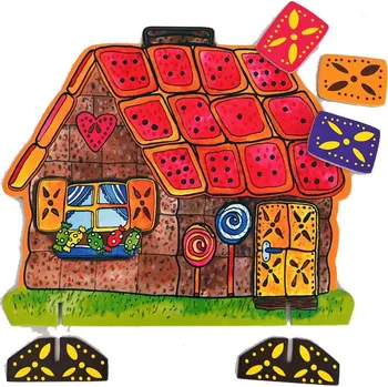 Loutkové divadlo MARIONETINO Loutkové divadlo Kulisa Perníková chaloupka Kulisy, doplňky