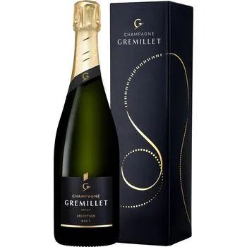 Dárkové balení Champagne Gremillet Brut Sélection 0,75 l