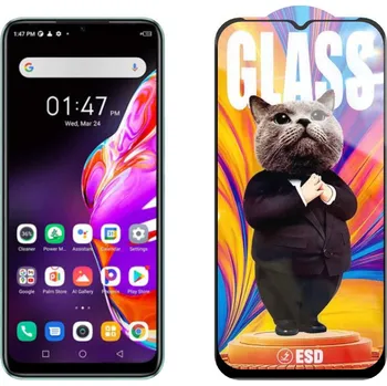 3D Ochranné tvrzené sklo na Infinix HOT 10s NFC - Mr. Cat ESD