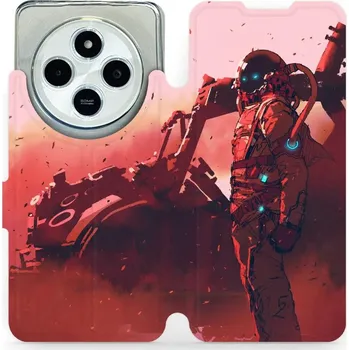 Telefonní příslušenství Flipové pouzdro Mobiwear - Xiaomi Redmi 14C / Poco C75 - MA09S Průzkumník s červeným vozítkem (Knížkové flip pouzdro, obal, kryt na mobil Xiaomi Redmi 14C / Poco C75 - MA09S Průzkumník s červeným vozítkem, materiál Umělá kůže + TPU - ochrana 360°, stojáne