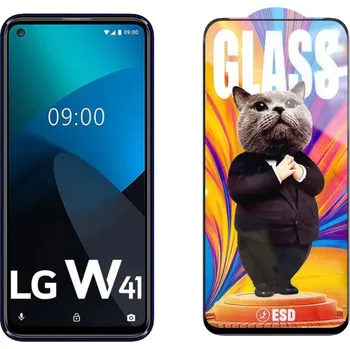Telefonní příslušenství 3D Ochranné tvrzené sklo na LG W41 - Mr. Cat ESD