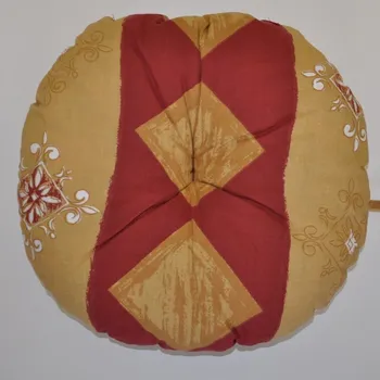 Podsedák Nábytek PEGAS Sedák průměr 35 cm - vínový motiv