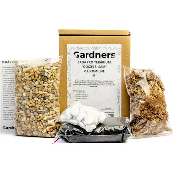 Terárium Gardners Sada pro terárium osázej si sám vlhkomilné, M