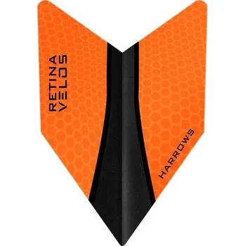 Příslušenství pro šipky Harrows letky Retina X Velos, Barva letky Black-Orange