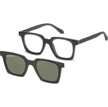 Brýlová obroučka SUNOPTIC Obroučky TRC-27D včetně dvou polarizačních klipu na magnet v zelené a žluté barvě