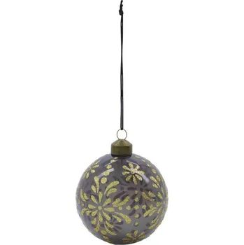 Vánoční dekorace House Doctor, Vánoční ozdoby Mente šedé 4 ks - Formadore