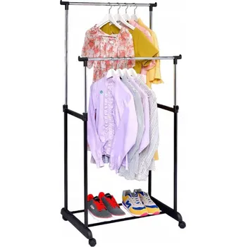 Věšák JAKS STOJAN NA OBLEČENÍ IGA - ČERNÝ