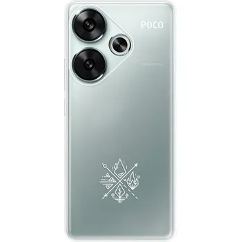 Pouzdro na mobilní telefon Silikonové pouzdro iSaprio - Xiaomi Poco F6 - čiré Elements (Odolný silikonový kryt, obal, pouzdro iSaprio - Xiaomi Poco F6 - čiré Elements - skvělá ochrana a pružnost, stylový UV potisk, lehkost, tiskne se v České republice)