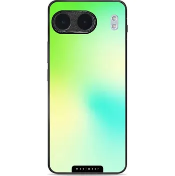 Pouzdro na mobilní telefon Lesklý kryt Mobiwear Glossy - OnePlus Nord 4 5G - G062G Zelenkavý odstín (Prémiové lesklé pouzdro, obal, kryt Mobiwear Glossy na mobil OnePlus Nord 4 5G - G062G Zelenkavý odstín, materiál Plast + TPU silikon - krytí po všech stranách, neošoupatelný potisk