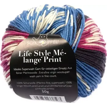 Příze Schoppel wolle Life Style 2506 Nachtschatten (Příze Life Style 2506 Nachtschatten)