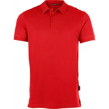 Pánské tričko HRM Luxusní strečová piké polokošile Barva: červená, Velikost: S HRM502