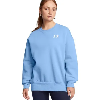 Dámská mikina mikina Under Armour Icon Fleece Oversized Crew - Horizon Blue/White M