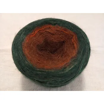 Příze Okolo lesa merino 3-nitka 1000m s mohérovou nitkou (Duhové klubko Okolo lesa merino)