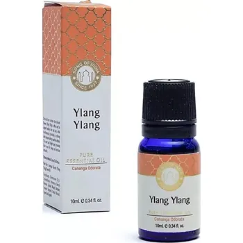 Ylang-Ylang Esenciání Olej 10ml | Song of India (Tento olej je destilován parou z jedinečných hvězdicovitých květů Cananga odorata a je známý pro své uklidňující účinky a schopnost podporovat pozitivní naladění.)