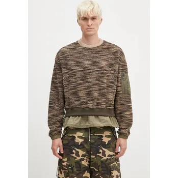 Dámský svetr Svetr Andersson Bell Layered Fleece Sweater, S, zelená, 78X