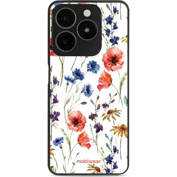 Pouzdro na mobilní telefon Lesklý kryt Mobiwear Glossy - Realme C63 - G032G - Luční kvítí (Prémiové lesklé pouzdro, obal, kryt Mobiwear Glossy na mobil Realme C63 - G032G - Luční kvítí, materiál Plast + TPU silikon - krytí po všech stranách, neošoupatelný potisk, tenké provedení,)