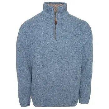 Dámské oblečení Vlnka Pánský vlněný svetr S10 modrá velikost oblečení M