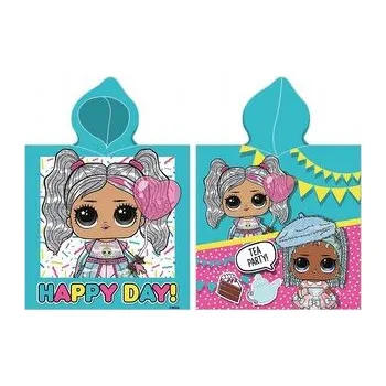 Sprchový závěs Carbotex Pončo L.O.L. Surprise Happy Day 55x110 cm