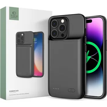 Pouzdro na mobilní telefon KRYT TECH-PROTECT POWERCASE 4800MAH IPHONE 14 / 14 PRO BLACK
