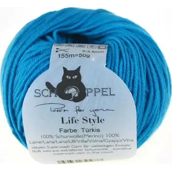 Příze Schoppel wolle Life Style 4780 Turkis (Příze Life Style 4780 Turkis)