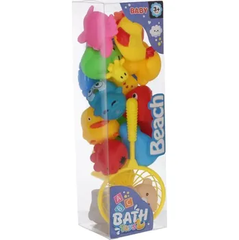 Hračka pro nejmenší GUMOVÁ ZVÍŘÁTKA DO VANY - 15 KS