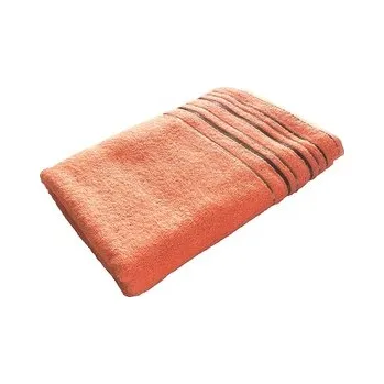 Sprchový závěs Praktik Osuška Zara 70x140 cm lososová