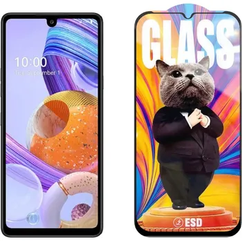 3D Ochranné tvrzené sklo na LG K71 - Mr. Cat ESD