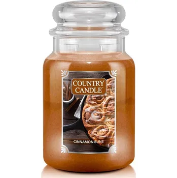 Svíčka Country Candle Vonná Svíčka Cinnamon Buns (sójový vosk), 652 g