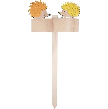 Cedulka dřevěná 16 cm + zápich