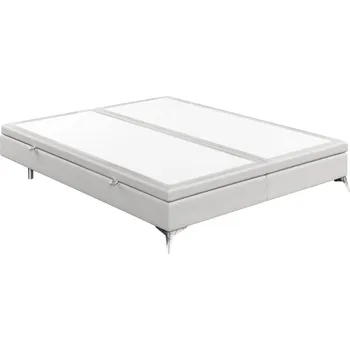 Postel Maison de Rêve Šedá čalouněná dvoulůžková postel FIR 200 x 200 cm s úložným prostorem