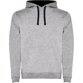 Chlapecká mikina Dětská klokanka Roly s dvojitou kapucí Barva: šedá tmavá - černá, Velikost: 9-10 let RY1067K