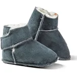 Kreibich&Fellhof Dětské botičky KUSCHL Barva: modro šedá, Velikost: 16/17 (0 - 6 měsíců)
