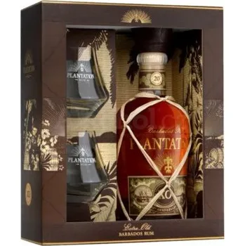 Rum PLANTERAY 20th ANNIVERSARY X.O 40% (0,7L) V DÁRKOVÉ KRABIČCE SE SKLENIČKAMI