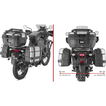 Zavazadlo na motocykl Givi PL4133 nosič bočních kufrů Kawasaki KLR 650 / KLR 650 S (23