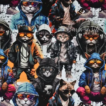 Teplákovina, Kocouří style (E) (Luxusní vzory z Turecka)