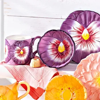 Talíř Weltbild Keramická miska Fialka 493177