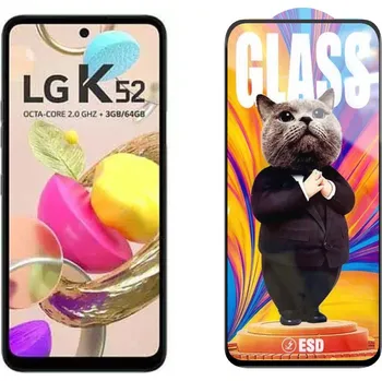 3D Ochranné tvrzené sklo na LG K52 - Mr. Cat ESD