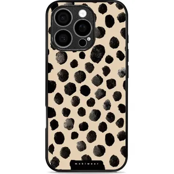 Pouzdro na mobilní telefon Lesklý kryt Mobiwear Glossy - Apple iPhone 16 Pro - GA50G Černé puntíky (Prémiové lesklé pouzdro, obal, kryt Mobiwear Glossy na mobil Apple iPhone 16 Pro - GA50G Černé puntíky, materiál Plast + TPU silikon - krytí po všech stranách, neošoupatelný potisk,)