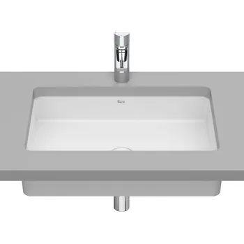 Umyvadlo Roca Inspira umyvadlo 53x31.5 cm obdélníkový pod pult bílá A327535620