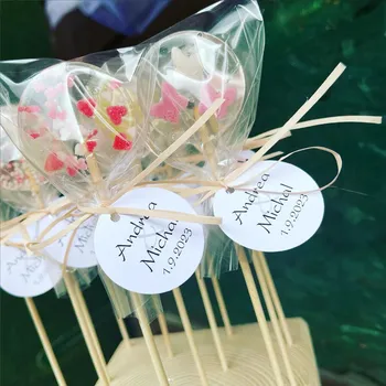 Svatební dekorace Lízátka Lilipops s jedlými květy Kolik potřebujete kusů?: Potřebuji 160 a více ks