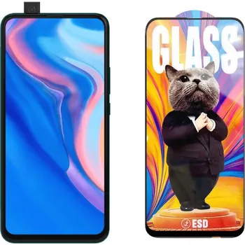 3D Ochranné tvrzené sklo na Huawei Y9 Prime 2019 - Mr. Cat ESD